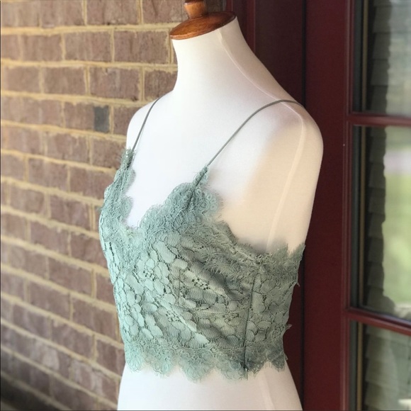 H&M Mint Green Lace Bustier - Picture 6 of 6